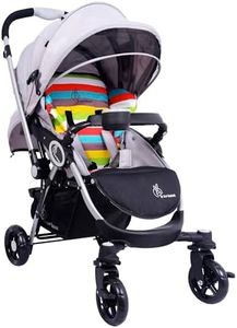 R for Rabbit Premium Chocolate Ride Stylish Baby Stroller and Pram for Baby, Kids, Infants, Newborn, Boys & Girls of 6 Months to 3 Years | (Rainbow)