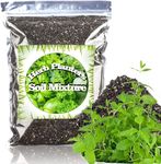 Organic Potting Soil Mix for All Indoor & Outdoor Small Containers Including Herbs, Vegetables, and Flowers 2L