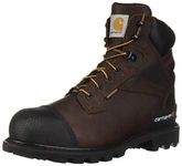 Carhartt Men's CSA 6-inch Wtrprf Insulated Work Boot Steel Safety Toe CMR6859 Industrial, Brown Pebble Oil Tanned, 8 W US