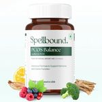 Spellbound Pcos Supplement For Women-Formulated In Usa|25 Ayurvedic Extracts,Myo-Inositol,Berberine,Nac,Ashwagandha|Helps Improve Pms Symptoms,Regularize Periods,Balance Cycle & Hormones-90 Tabs