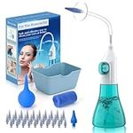 WEUANY Ear Wax Removal, Ear Cleaner, Earwax Removal Kit, Manual Ear Irrigation Flushing System, Ear Cleaning Kit, Safe and Effective to Clean Ear Built Up Wax
