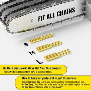 EzzDoo Electric Chainsaw Sharpener Kit – Portable Sharpening Tool