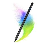 Molichang Active Stylus Pen for Touch Screens, Digital Pens Rechargeable 1.5mm Fine Tips Smart Pencil Compatible with iPad and Most Tablet (Black)