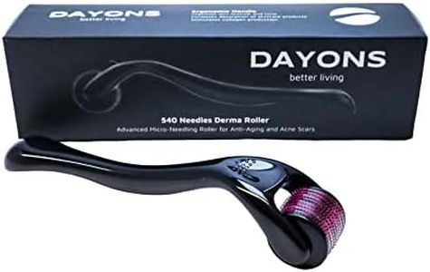 Dayons 2.0mm Derma Roller – Microneedling Tool for Hair Regrowth, Beard Growth & Deep Skin Treatment – Acne Scars, Wrinkles, Stretch Marks & Scalp Care