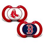 Baby Fanatic Pacifier 2-Pack - MLB Boston Baby FanaticsRed Sox - Officially Licensed League Gear