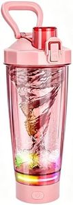 Bddwlear Electric Protein Shaker Bottle, Self-Stirring Mixing Cup for Protein Shakes, Portable Pre-Workout Blender, BPA-Free Tritan Material, 22oz (pink colour)