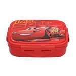 JAYPEE Steel Tek Jr. Insulated Lunch Box Disney Car,Red, 400 ml | Airtight Tiffin Box for School Kids Inner Stainless Steel Mini Box | Bpa Free