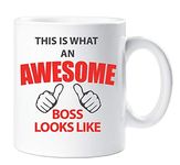 60 Second Makeover Limited This is What an Awesome Boss Looks Like Mug Gift Cup Ceramic Work