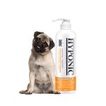 HYPONIC Hypoallergenic Premium Dog Shampoo - Deodorizing, Dog Grooming Shampoo for Sensitive & Itch Skin (Puppies & Short Coats 10.1 oz)