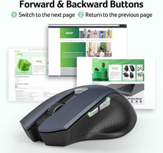 Acer Wireless Mouse – Adjustable 3 DPI, Ergonomic Design