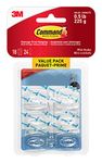 Command Mini Hooks Value Pack, Mini, Clear, 18 Hooks 24 Small Strips