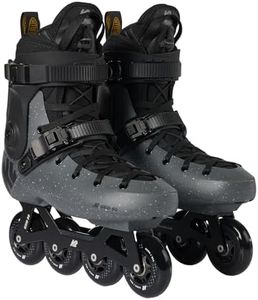 K2 Skate Grid 80 Hardboot Inline Skates, Midnight/Gray, Size 10