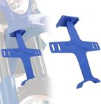 Universal Motorcycle Fork Guard Suspension Support Brace Transportation Tool Tie Down Seal Saver Protection Plastic For Dirt Bike Motocross Accessories Blue