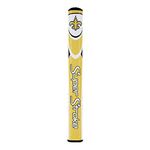 SuperStroke NFL Golf Putter Grip, New Orleans Saints (Mid Slim™ 2.0) | Cross-Traction Surface Texture and Oversized Profile | Even Grip Pressure for a More Consistent Stroke | Non-Slip Grip