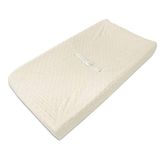 American Baby Company Heavenly Soft Minky Dot Fitted Contoured Changing Pad Cover, Ecru Puff, for Boys and Girls