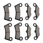 Brake Pas, 8Pcs Front & Rear Brake Pads Disc brake shoe for Polaris Razor RZR 800 570 2008-2015