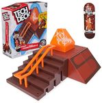 Tech Deck, Pyramid Shredder 2.0, X-Connect Park Creator, Customisable and Buildable Ramp Set with Exclusive Fingerboard, Kids’ Toy for Ages 6 and up