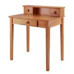 Winsome Wood Writing Desk, Honey