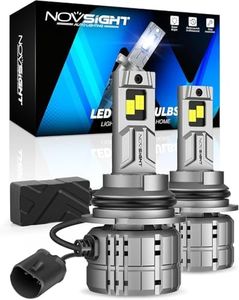 NOVSIGHT 9007 Fog Bulbs 88000LM, 900% Ultra Bright 9007 Fog Bulbs, Pack of 2