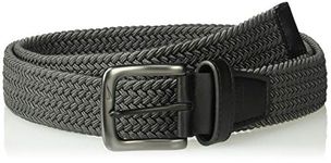 NIKE Men's Stretch Woven Belt, Charcoal Grey, M UK