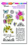 Stampendous Perfectly Clear Stamps 4 x 6-inch Floral Charms, Acrylic, Multicolour, 10.41x17.27x0.4 cm