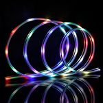 Areson Light up iPhone Charger Cord with 17 Lighting Modes [MFi Certified] Color Changing Lights with Switch Control RGB Strip, iPhone 14/13/12/11 Pro Max/XS/XR/X/8/7/6S/SE/iPad (6FT)