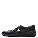 Clarks Womens 26164493 Mary Jane Flat, Black Comb, 7 US