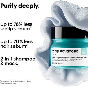 L'Oréal Scalp Advanced Clay Shampoo, 250ml – Purifying Cleanse