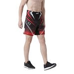 USI UNIVERSAL Razor Short TUF Stretch for Men (411V) (XL, Red)