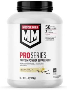 Muscle Milk Pro Series Protein Powder, 50g Protein, Intense Vanilla, 5 Pound, 28 Servings