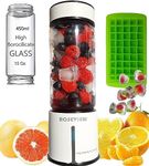 Portable blender smoothie blender portable blenders for smoothies ROSEVIEW personal blender mini blender glass bottle maker personal blenders cordless blender cup usb rechargeable juicer blend mixer