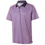 Mens Golf Shirts Print Dry Fit Moisture Wicking Casual Short Sleeve Derss Polo Shirt for Men, Houndstooth, Large