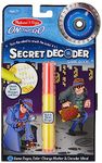 Melissa & Doug On the Go Spy Mystery Secret Decoder Book With Decoder Wheel and Magic-Reveal Pen