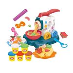 Toy Rush Multi-Functional DIY Noodle Machine, Pasta Machine Clay Dough Play Set 23 Pcs Comes with 5 Colored Clay Box and Many Moulds, Kitchen Pretend Play Gift for Girls and Boys