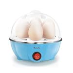 YOGITECH Instant Egg Boiler/Poacher/Coocker Machine 350 Watts | Boil upto 7 Eggs (Hard, Medium, Soft) Automatic Overheat Protection