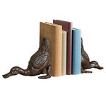 Book Ends Set of 2 Cast Iron Duck Vintage Metal Shelf Bookends