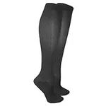 Dr. Scholl's womens Graduated Compression Knee High - 1 & 2 Pair Packs Casual Sock, Black, 4 10 US