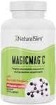 NaturalSlim MagicMag C Magnesium Citrate Capsules – Magnesium Supplement with Natural Potassium | Sleep Support, Heart Health, and Muscle Cramp Relief | Gluten-Free, 100 Capsules (1 Pack)