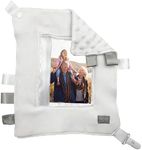 KuddleFrame - Nurturally - Lovely Unisex Comfort Blanket with Photo Holder and Pacifier Tag, Soft, Soothing, Cozy, Perfect for Sensory Play (Suitable for 6-Months- Old Babies to 4-Years-Old Kids)