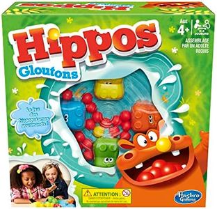 Hasbro Hippos Gloutons - Jeu de société pour Enfants - Jeu Rigolo de rapidité - Version française