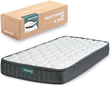 Colchon Cuna 120 x 60 cm Visco Fresh 12cm - Colchón Cuna 2 Seasons Verano-Invierno Tejido 3D Transpirable. Colchon Cuna 60x120 bebé firme y adaptable. Certificados Oeko-Tex® y CertiPUR™ Dubadum