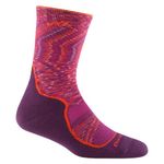 Darn Tough Women's Light Hiker Micro Crew Lightweight Hiking Sock (Style 1967) - Lunar Pink, Large, Lunar Pink, L