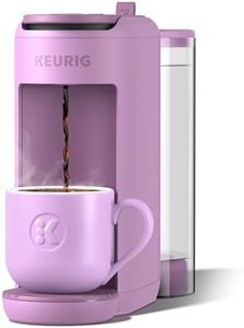 Keurig K-Mini Mate Plus Single-Serve K-Cup Pod Coffee Maker, Compact, 3 Cup Sizes, Brew Over Ice and Strong Button Features, 50 oz Removable Reservoir, Wild Orchid
