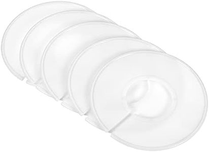 PATIKIL Clothes Dividers 20 Pack Blank Clothing Rack Size Sorting Reusable Wardrobe Round Hanger Separator, White