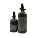 TUXING 3000Psi/200Bar 24Ci Aluminum Compressed Air HPA Paintball Tank with Regulator 800Psi Output Pressure Olive (24Ci-800Psi)