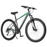 FitTrip Snyper GT 27.5T | 21 SPD Shimano Gearset | Hydraulic Disk Brakes | Zoom Masera Lockout Suspension | Smooth-Weld 6061 Al Alloy Frame | Unisex (Oceanic Green)