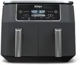 Ninja DZ201 Foodi 8 Quart 6-in-1 DualZone 2-Basket Air Fryer with 2 Independent Frying Baskets, Match Cook & Smart Finish to Roast, Broil, Dehydrate & More for Quick, Easy Meals, Grey