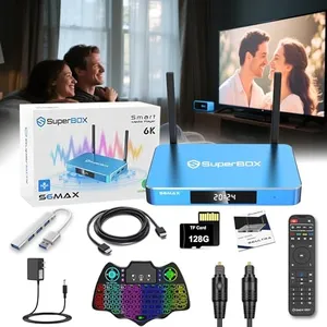 The Latest S-6 P-r0 Super Comes Standard with an Accessory Kits, Loaded to Capacity with Backlit Keyboard, Voice Remote, Easy Manual Instruction, Home Theater