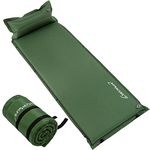 Self Inflating Sleeping Pad for Camping - 1.5/2/3 inch Camping Pad, Lightweight Inflatable Camping Mattress Pad, Insulated Foam Sleeping Mat for Backpacking, Tent, Hammock