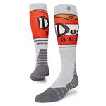 Stance Snow Socks - Duff Beer - Over the Calf Ski & Snow Socks (Medium)